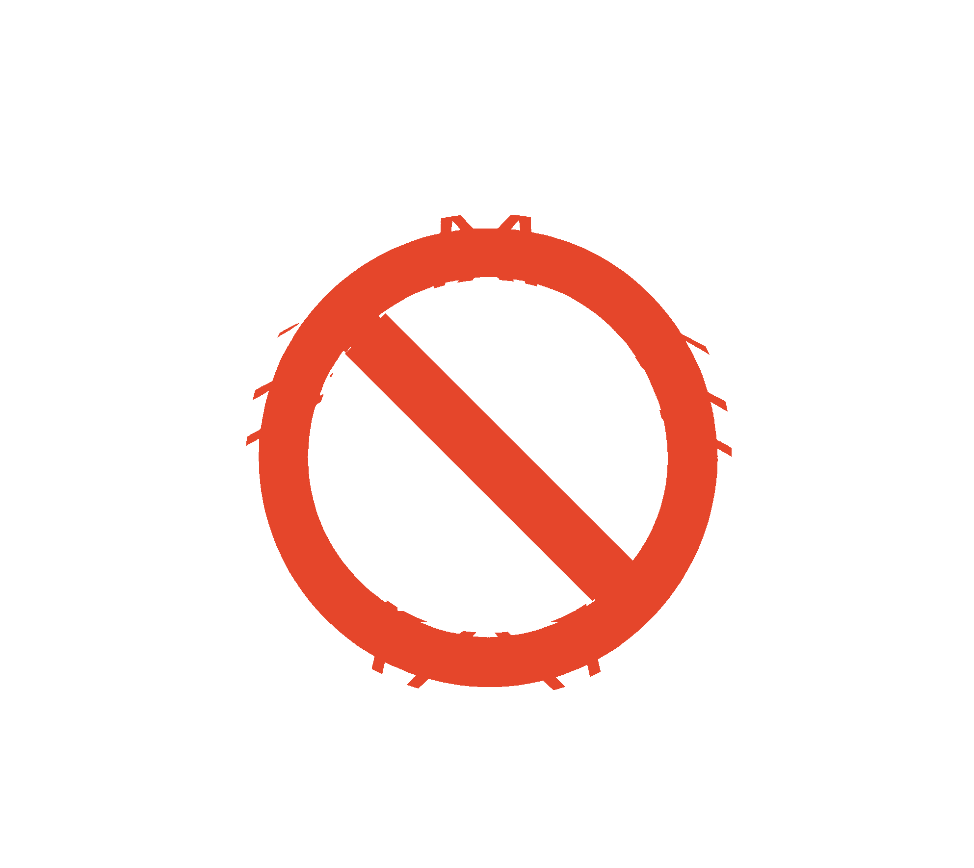 Block Valley Link North logo: no symbol over a transmission tower